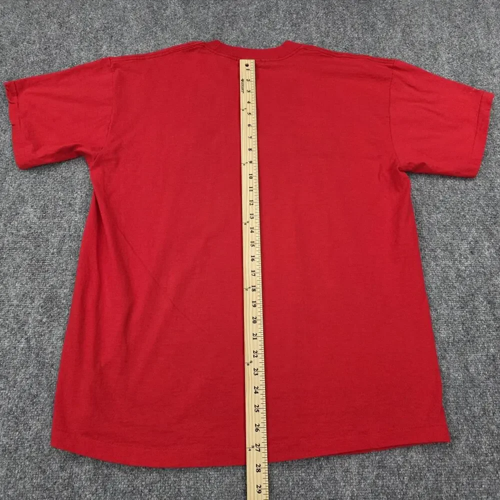 Vintage Guess Shirt Mens Large Classic Embroidered Made USA 90s Tee Streetwear - Picture 6 of 16